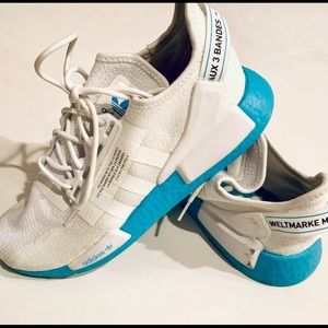 Addidas Men’s NMD_R1 V2 White Solar Blue